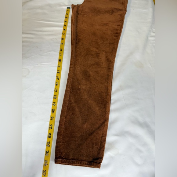 L’AGENCE The Stevie velvet crop Jean in rich ginger size 29 - Picture 12 of 12